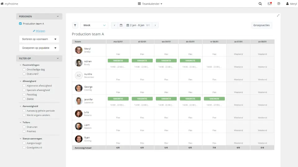 Team Calendar